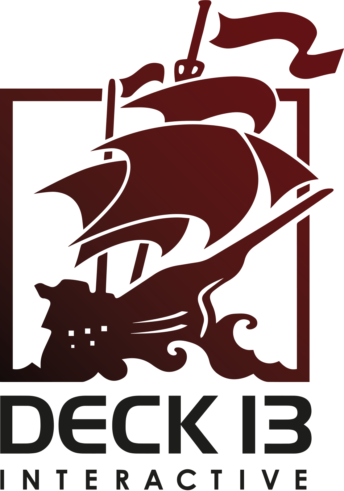 Download The Deck13 Logo Png In Color Or - Deck13 Interactive (1115x1590), Png Download