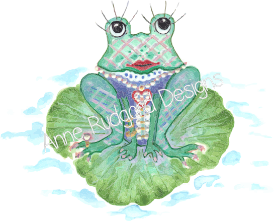 1561 Miss Froggie - Bowl (545x439), Png Download