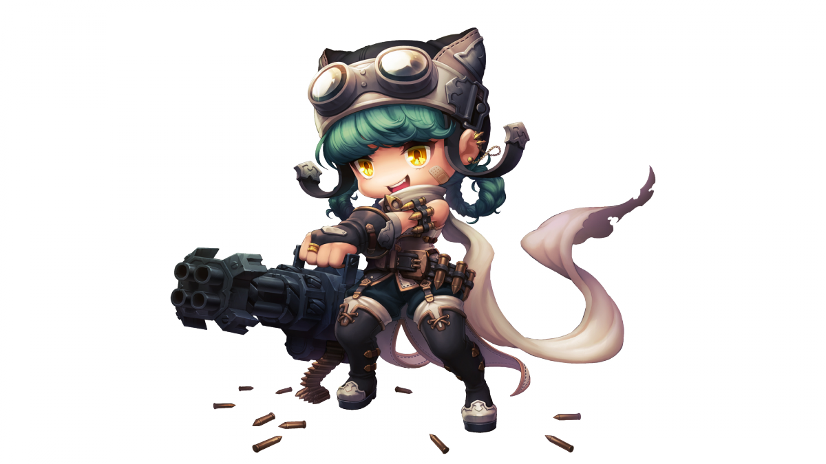 Heavy Gunner Maplestory 2 (1200x675), Png Download