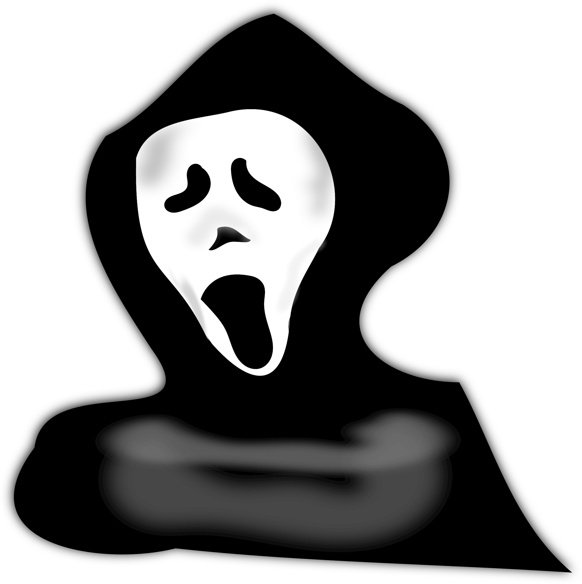 Cool Graphics Illustrations Free Download - Ghost Clip Art (2400x2400), Png Download