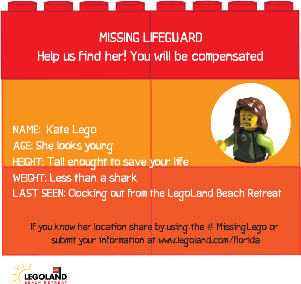 Wanted Poster-03 - Legoland (1000x1024), Png Download