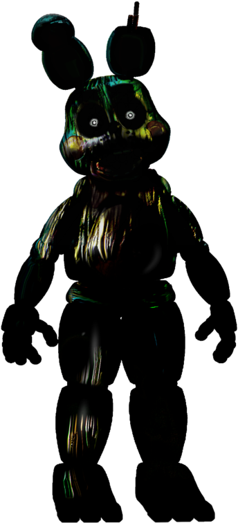 Cat Toy Clipart Png - Fnaf Phantom Toy Bonnie (400x832), Png Download