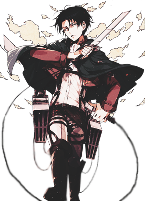 Attack On Titan No Regrets Levi (468x648), Png Download