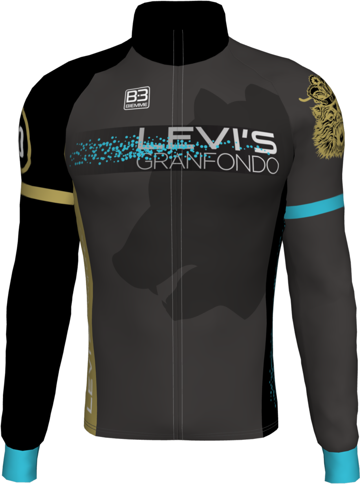 2018 Levi's Granfondo - Sleeve (888x1024), Png Download