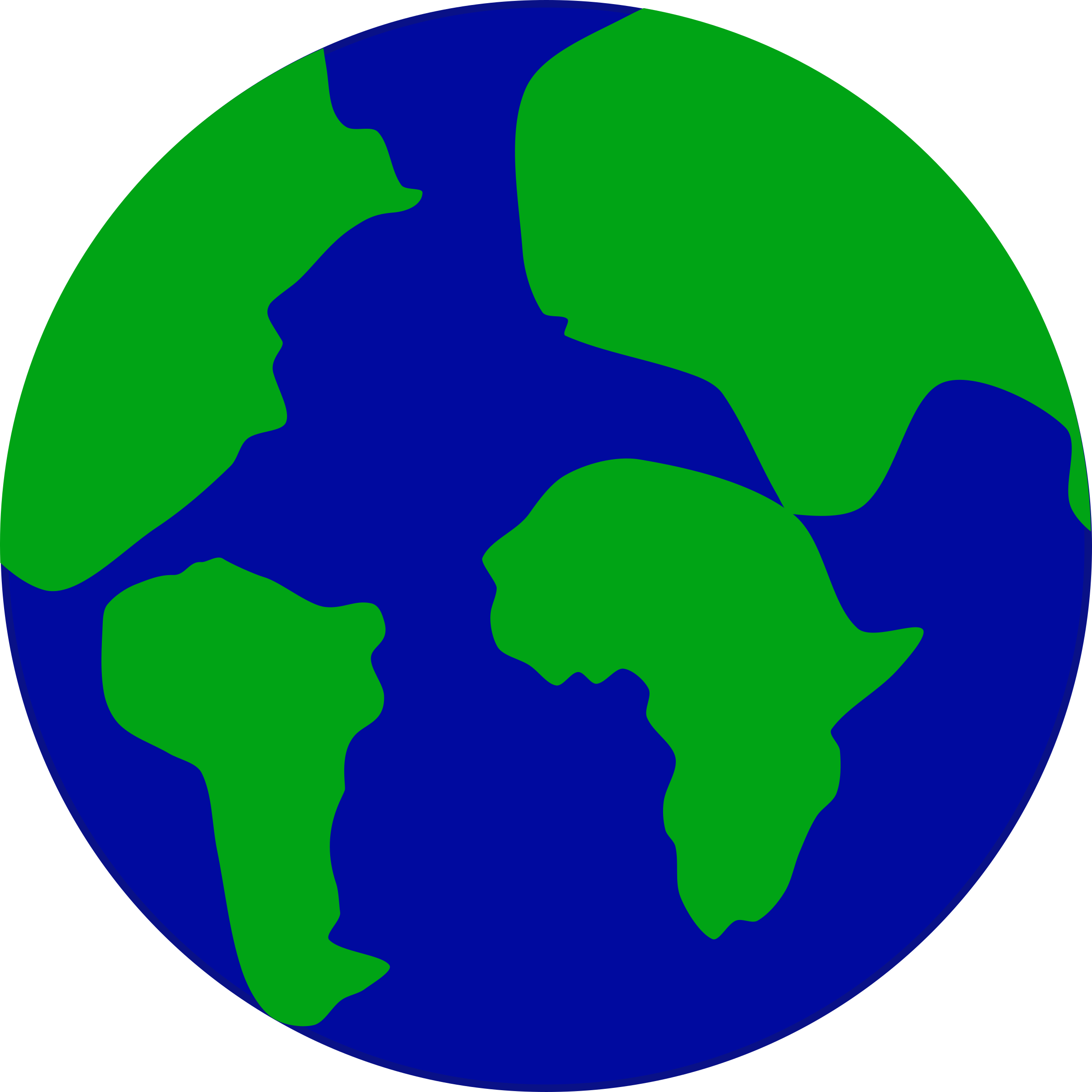 This Free Icons Png Design Of Earth With Continents (2401x2400), Png Download