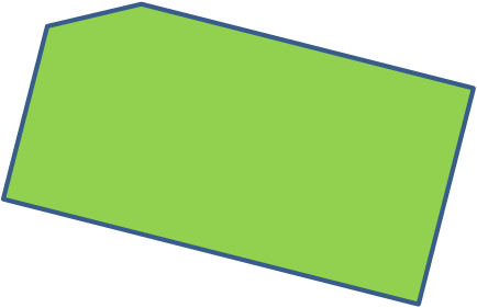 Pentagon Clipart Irregular - Irregular Pentagon (434x281), Png Download