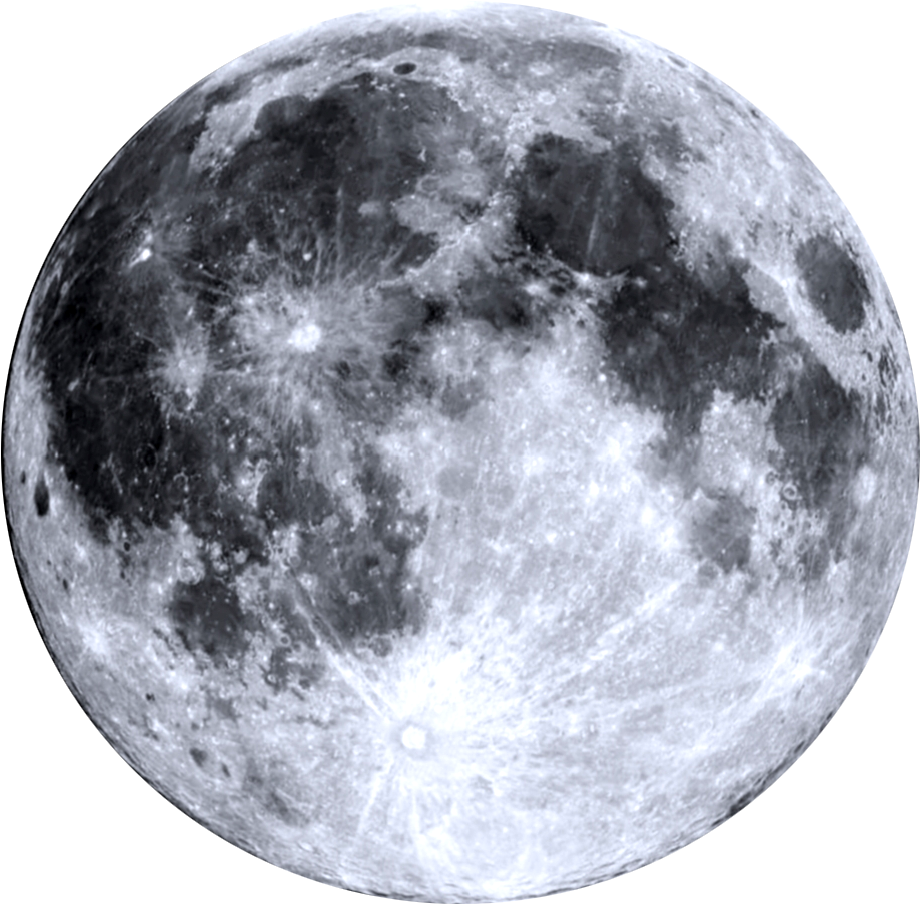 Supermoon Lunar Moon Phase Surface Transprent Png (1225x1225), Png Download