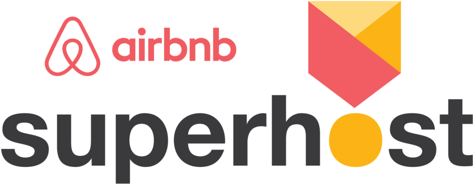 Airbnbsuperhost Badge - Airbnb Super Host (1000x414), Png Download