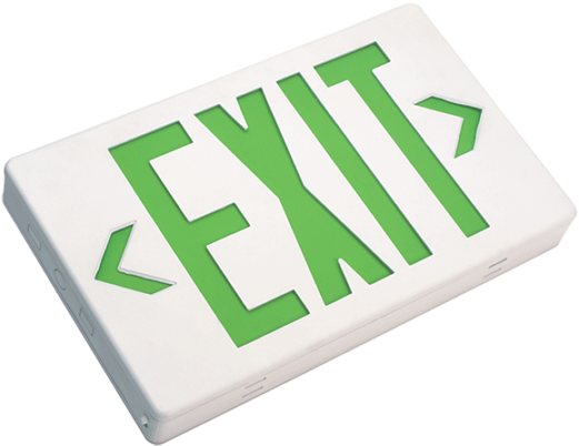 Led Emergency Exit Sign - Howard Exit Sign Thermoplastic Led Battery Backup (630x630), Png Download