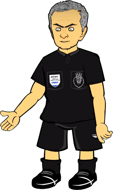 Jose Moaninho Referee Render - Portable Network Graphics (381x640), Png Download