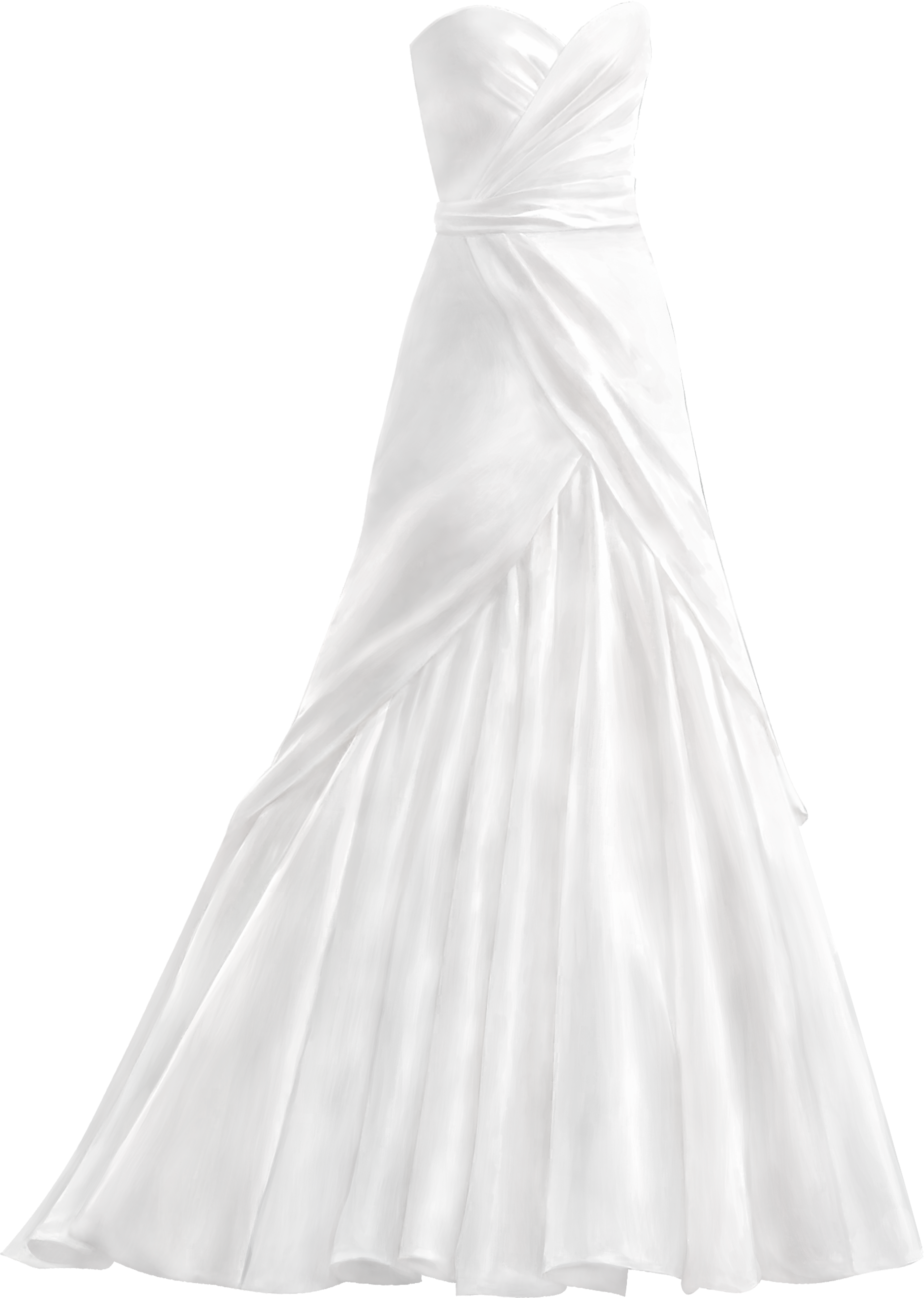 White Wedding Png Clip Art Best Web - White Wedding Dress Clipart (3603x5071), Png Download