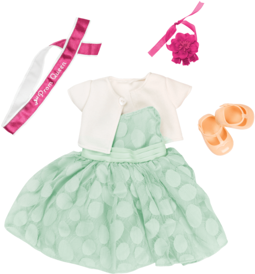 //s3 Ca Central - Our Generation Retro Deluxe Outfit - Prom Dreams (600x600), Png Download