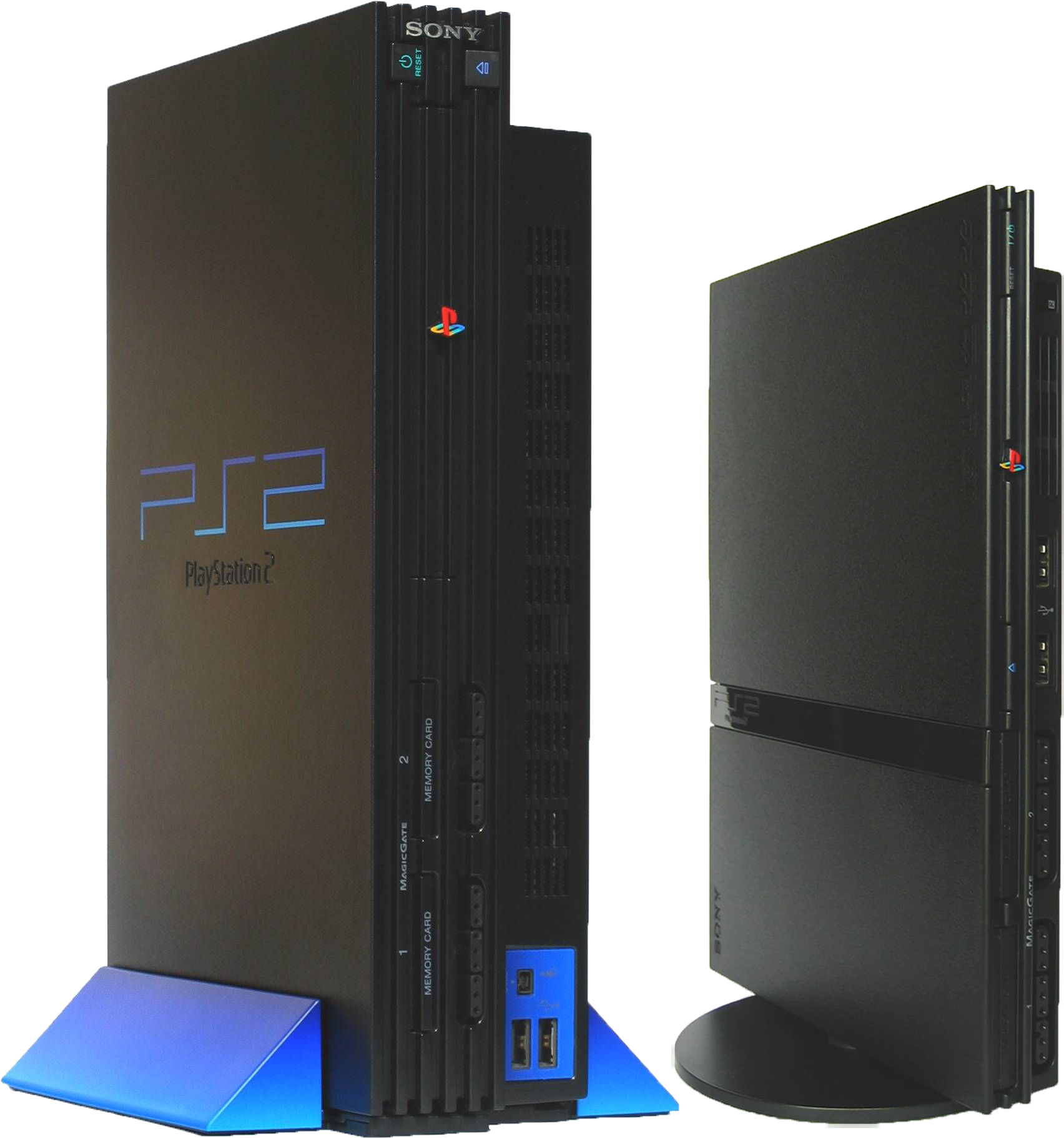 Playstation 2 Comparison - Playstation 2 (1752x1866), Png Download