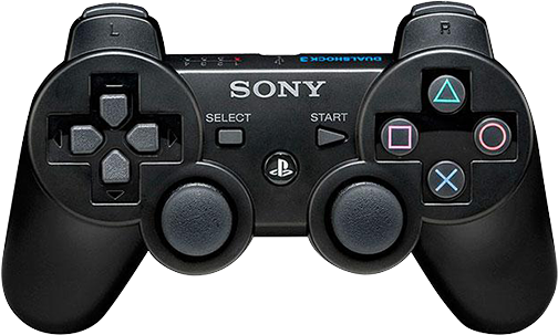 Controle Ps2 Png - Sony Ps3 Dual Shock 3 Wireless Controller (black) (504x303), Png Download