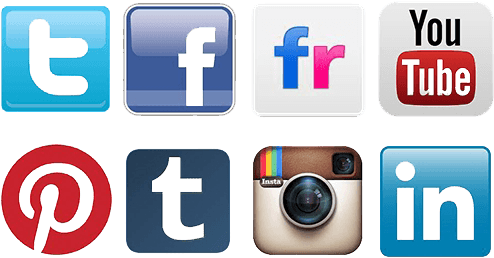 Social Media Logos - Logos Of Social Medias (520x300), Png Download