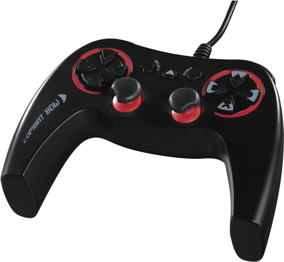 "combat Bow V2" Controller For Ps2 - Hama Controller Combat Bow V2" Gamepad - 12 Button (1100x1100), Png Download