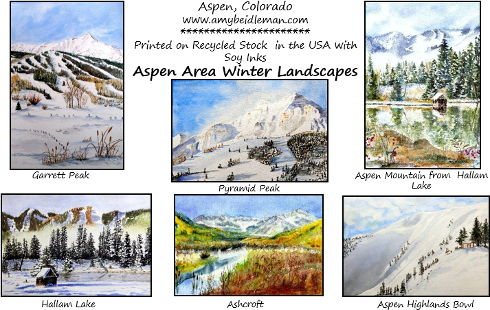 Aspen Area Winter Landscapes - Aspen (787x485), Png Download