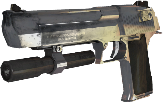 Magnum Pistol Left Dead Wiki Fandom Powered - Left 4 Dead Magnum Pistol (563x376), Png Download