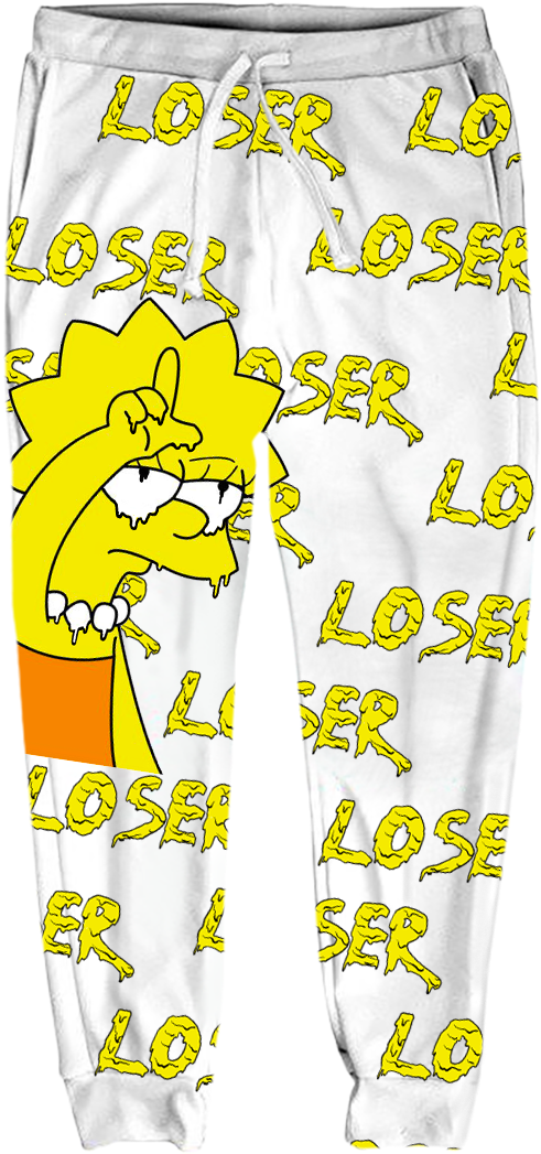 Loser Lisa Joggers - Pajamas (521x1080), Png Download