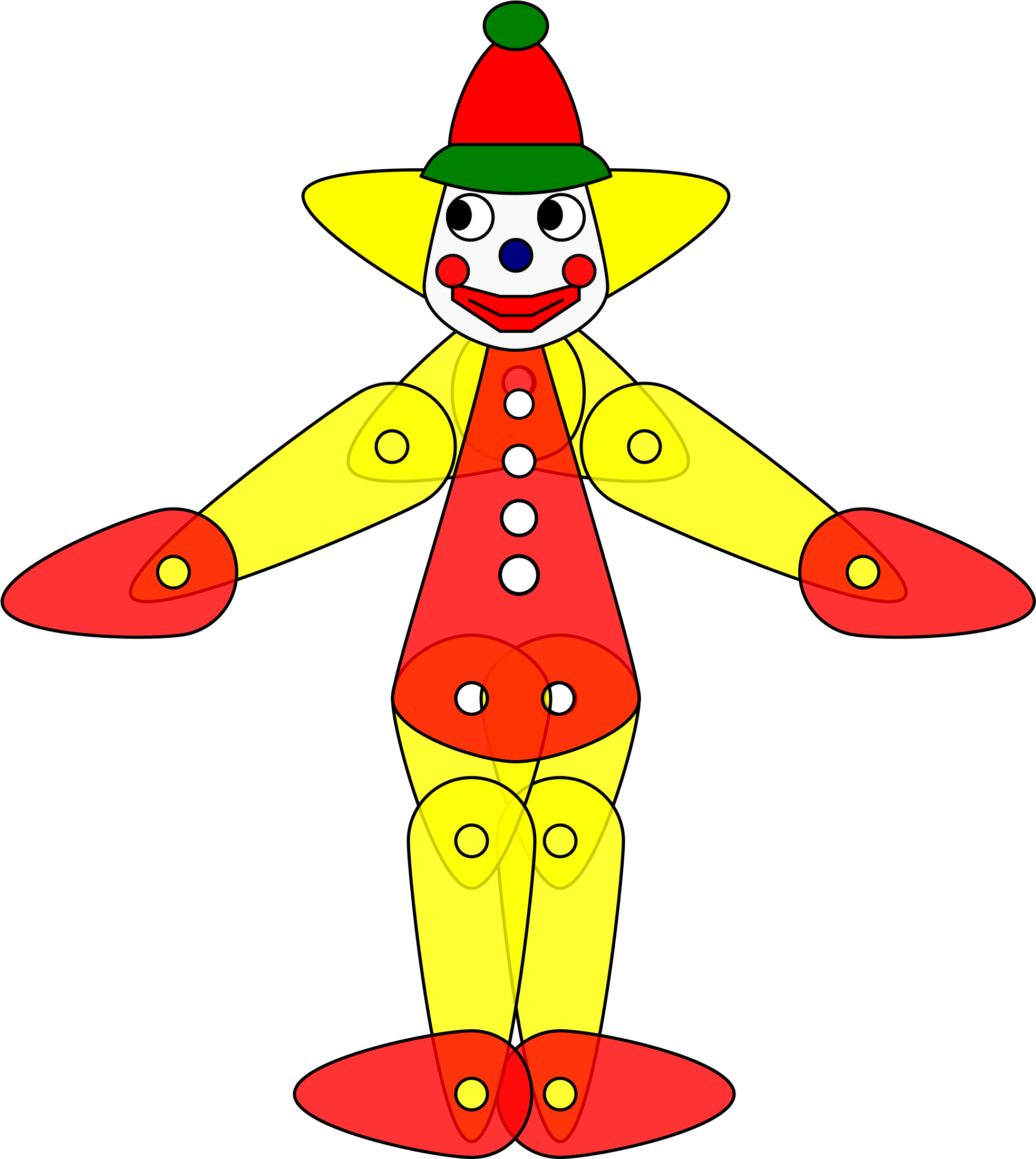 This Free Icons Png Design Of Toy Clown Puppet Animation (2400x2400), Png Download