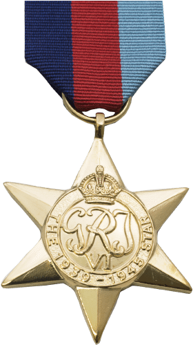 39-45 Star World War 2 Medal - 39 45 Star Medal (500x500), Png Download