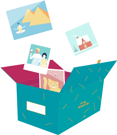 Activate Your Memory Box - Keepsake Box (396x453), Png Download
