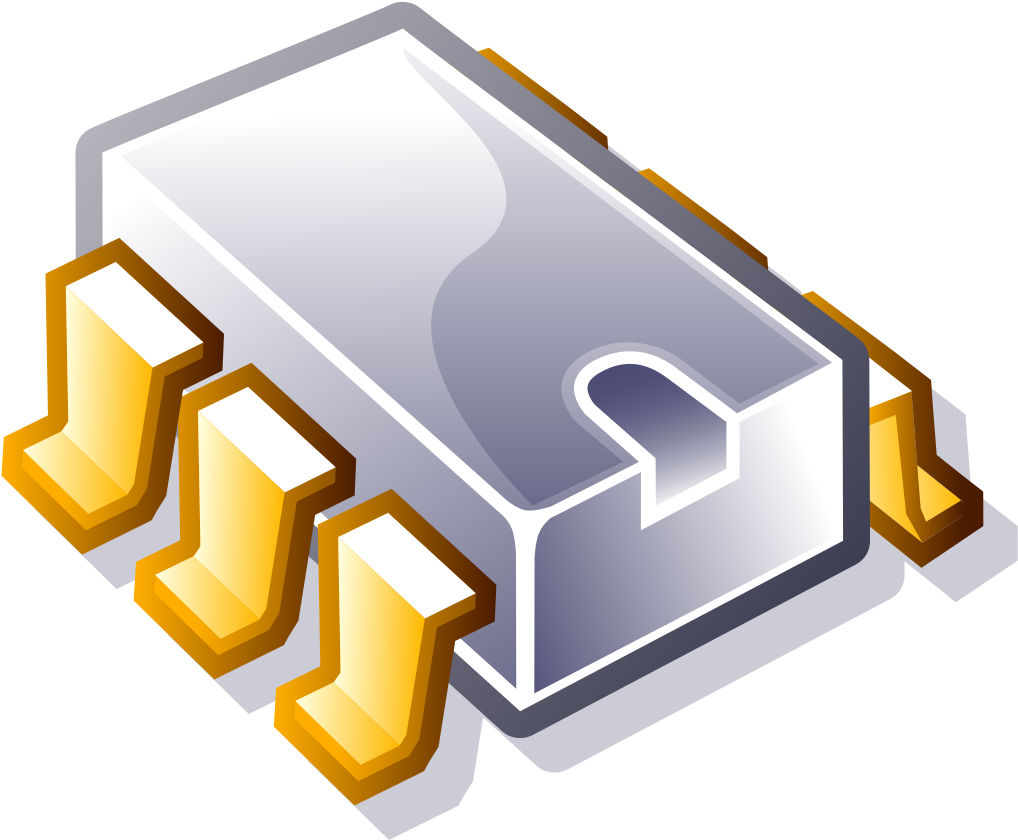 File - Crystal128-memory - Svg - Microelectronics Png (1024x1024), Png Download