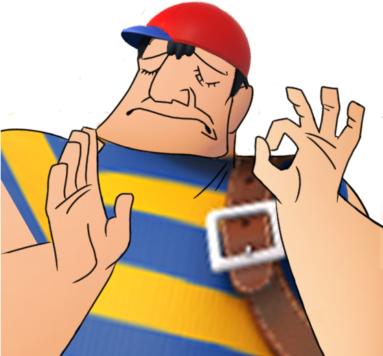 Super Smash Bros - Just Right Meme Earthbound (557x605), Png Download