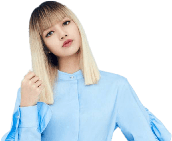 Blackpink Lisa Posing - Lisa Blackpink White Background (1000x500), Png Download