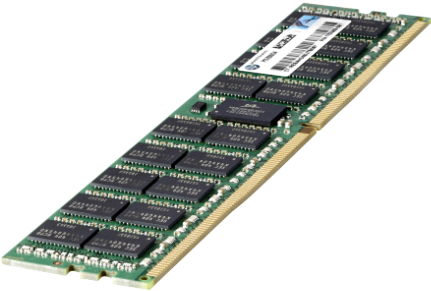 Hpe 8gb Single Rank X8 Ddr4 2400 Cas 17 - 16gb 1rx4 Pc4 2400t R Kit 805349 B21 (573x430), Png Download