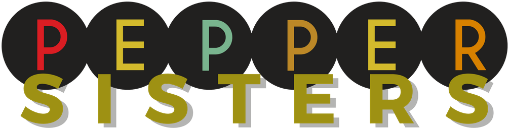 Cropped Pepper Sisters Logo 1 - Graphic Design (1024x452), Png Download