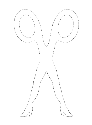 Nehodící Se - Scissor Sisters Logo Png (322x436), Png Download