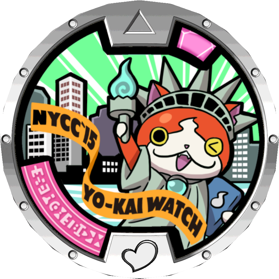 Jibanyan Nycc Medal - Yo-kai Watch Series 1 Castelius Ii Medal Loose (955x956), Png Download