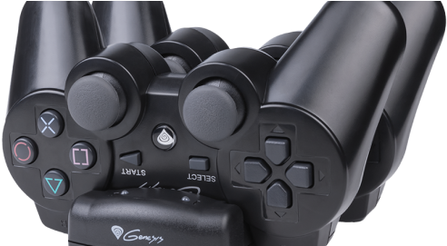 A12 Charging Station For Ps3 Gamepads - Natec Genesis Ps3 Gamepad/move Charging Station (604x270), Png Download
