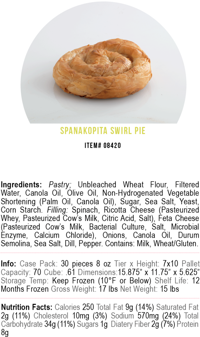 Corfu Swirl Pies Spanakopita - Pie (1000x1499), Png Download
