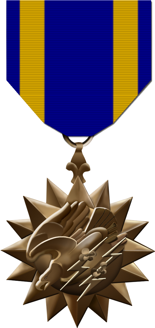 The Air Medal Was Established By Executive Order 9158 - Air Medal (550x1107), Png Download