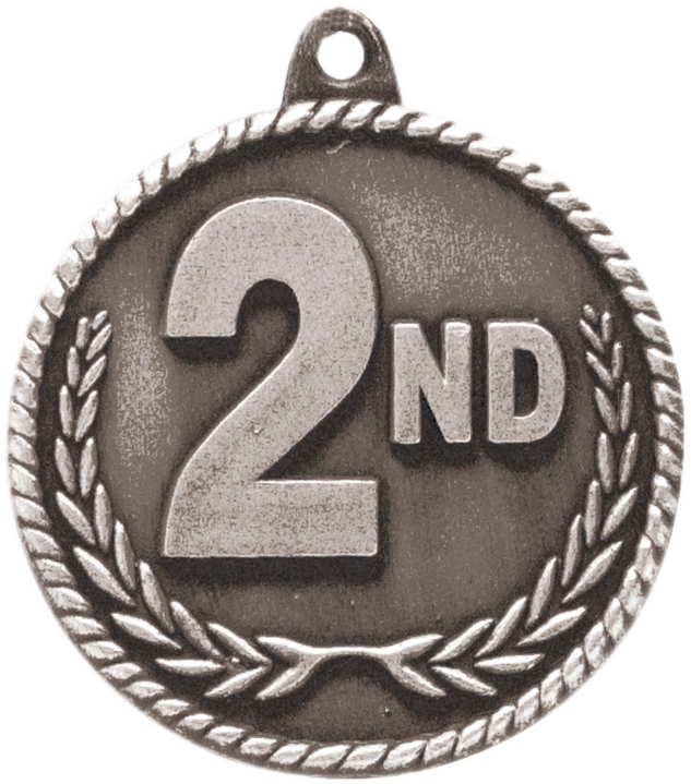 2nd Place High Relief Medal - 2nd Place Medal (680x750), Png Download