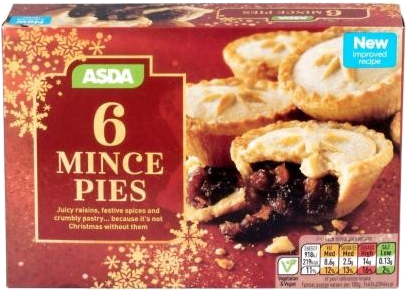 Vegan Mince Pies - Asda Vegan Mince Pies (564x445), Png Download