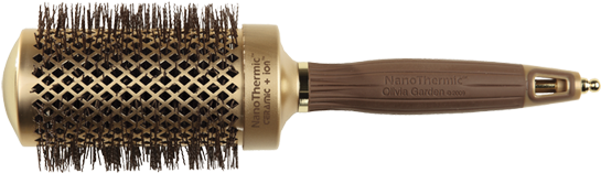 Olivia Garden Nanothermic Ceramic Ion Round Hair Brush - Olivia Garden Nano Thermic Ceramic (720x240), Png Download
