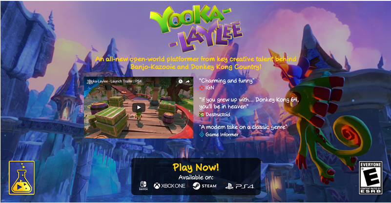 Daily Ui - Yooka Laylee For Xbox One (800x600), Png Download
