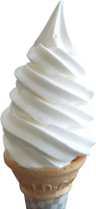 Softserve2 - Ice Cream Cone (450x705), Png Download