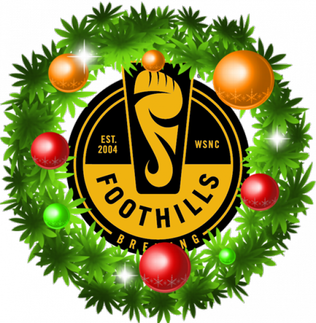 Tasting Room Christmas Eve Hours - Foothills Brewing (630x644), Png Download