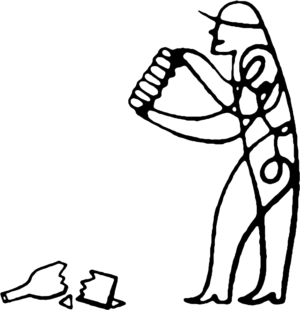 Billy Mays - Drawing (1340x1328), Png Download