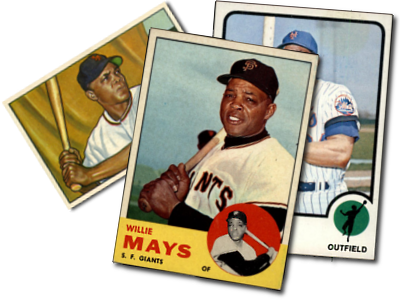 Willie Mays Baseball Cards - 1963 Topps Willie Mays #300 Giants Psa 8 (400x300), Png Download