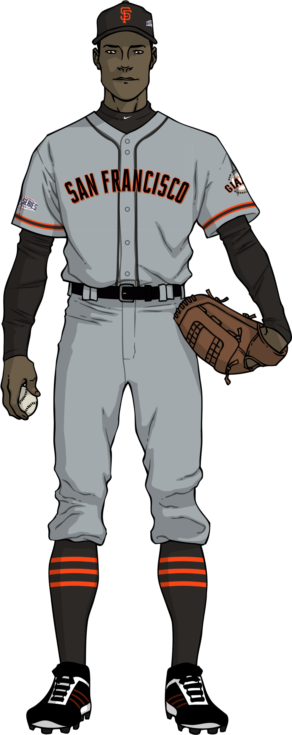 2014 Giants Road World Series - San Francisco Giants Light Switch Plate (1233x3083), Png Download