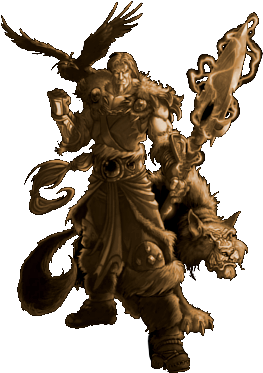 There He And His People Created The First Of The Druid - Diablo 2 Druid Art (300x400), Png Download