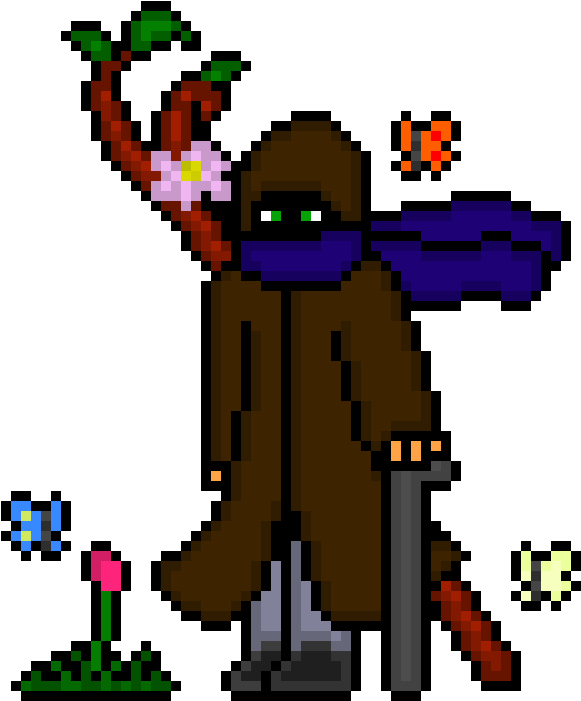 Druid - Cartoon (640x730), Png Download