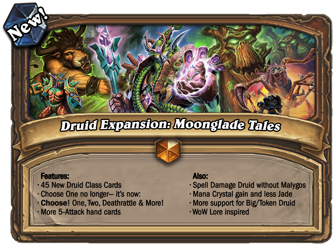Choose One Has Been Too Limiting For Druid In The Past - Wow Tcg (1216x838), Png Download
