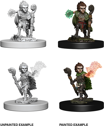 Wizkids Unpainted Minis - Nolzur's Marvelous Miniatures Gnome (450x551), Png Download