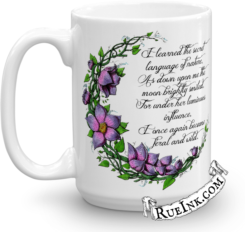 Druid Moon 15oz Mug - Mug (844x803), Png Download